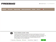 Tablet Screenshot of freebag.no